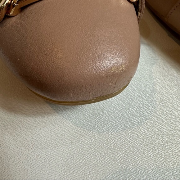 Coach Leather Bianca Logo Accent Hardware Flats - Picture 6 of 8